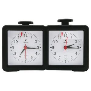 Chess Clock Quartz Electronic Analog Chess Clock Game Timer I-Go Count N4J9